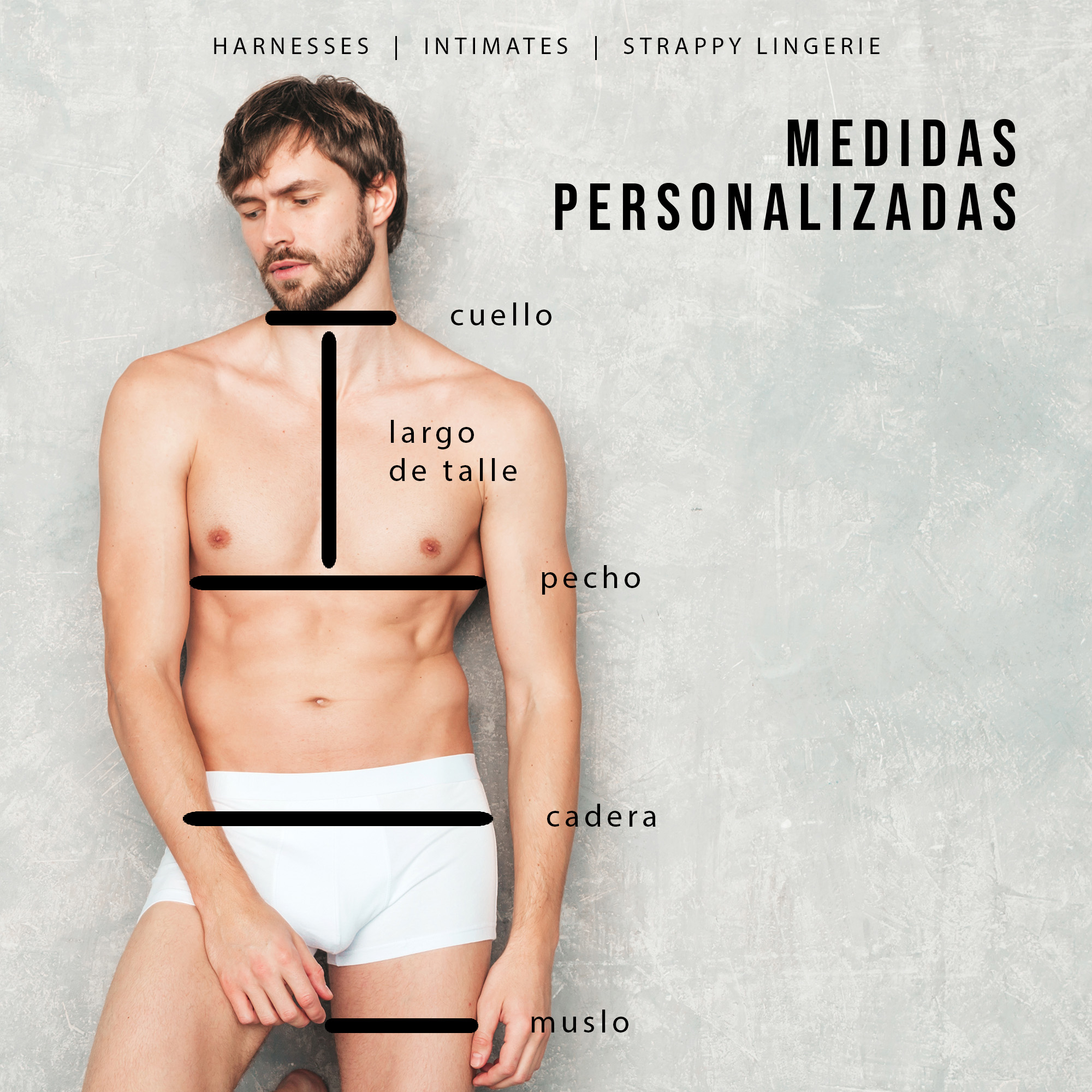 Como tomar las medidas personalizadas – hombre